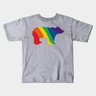 Rainbow Bear Kids T-Shirt